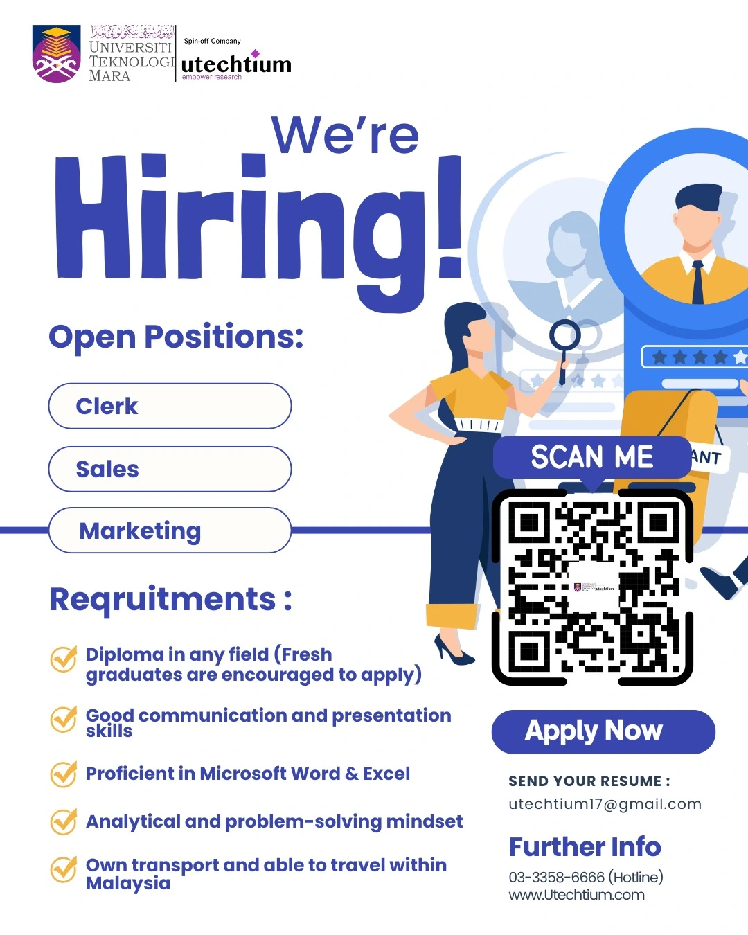 Join Utechtium Poster